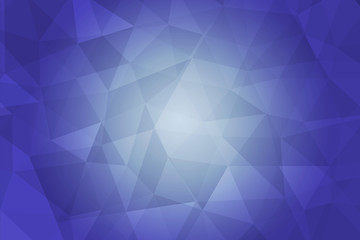 pattern of blue geometric shapes with light middle abstract background