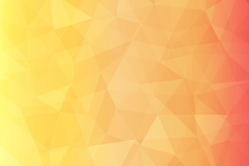 Obraz premium pattern of green orange geometric shapes abstract background