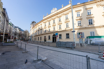 Naklejka premium Vienna Mariahilferstraße in spring