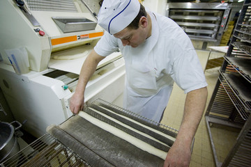 France, Cerilly, Travail du boulanger