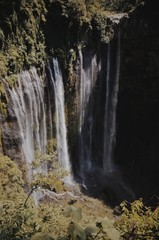 Tumpak Sewu Waterfall view from cliff