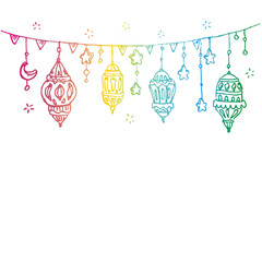 Middle Eastern Arabic garland