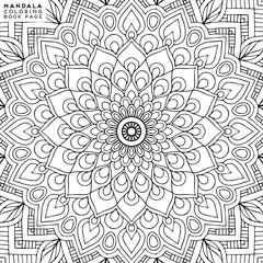 Mandala Coloring Illustration