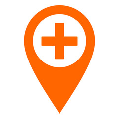 Plus und Kartenmarkierung