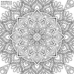 Mandala Coloring Illustration