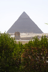  Pyramids and Sphinx in Egypt © moniadk