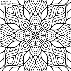 Mandala Coloring Illustration