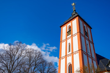 The Nikolaikirche with Krönchen the landmark from the city of Siegen