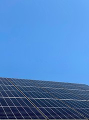 solar panels on a roof