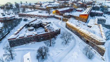 Suomenlinna fortress winter, Finland