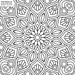 Mandala Coloring Illustration