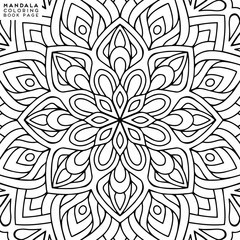 Mandala Coloring Illustration