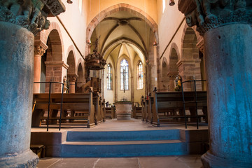 Innenansicht in der Kirche Fürsteneck