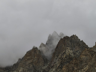 fog in the mountains
