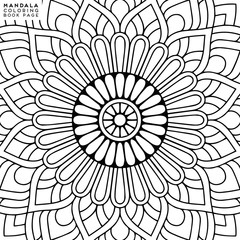 Mandala Coloring Illustration