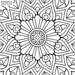 Mandala Coloring Illustration