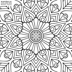 Mandala Coloring Illustration