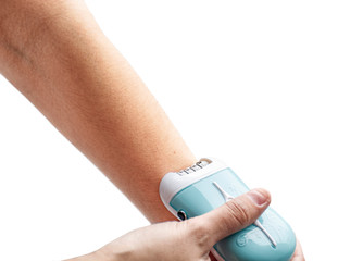 Epilation and cosmetology. Cosmetology procedure for hair removal. Cosmetology and SPA concept.