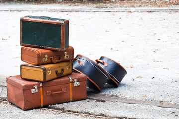 Vintage suitcases