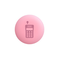 Walkie Talkie -  Modern App Button