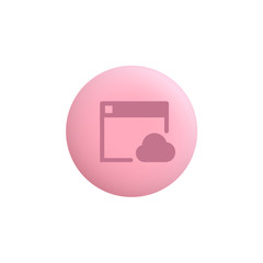 Cloud Browsing -  Modern App Button
