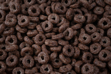 Chocolate organic breakfast cereals