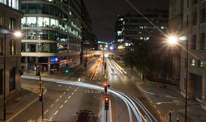 Fototapeta na wymiar Londyn nocą