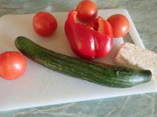 homemade preperation of a balkan sadad
