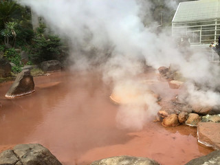 Sea hell, one of the Hell Tours of Beppu hot springs