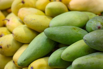 Mango fruits on the market