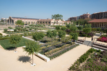Fototapeta na wymiar Parque Central de Valencia - Central Park of Valencia