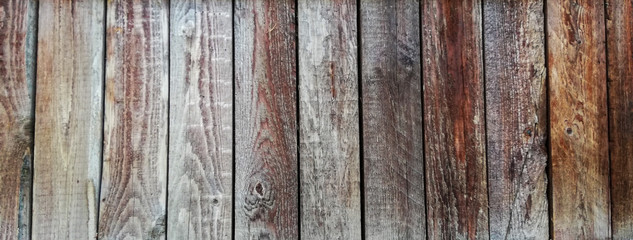 Texture of old wood plank wall surface background
