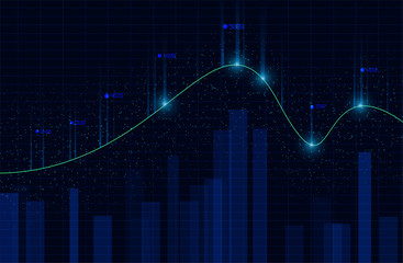 Abstract infographics visualization