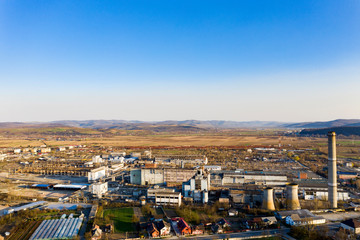 Abandoned industrial zone