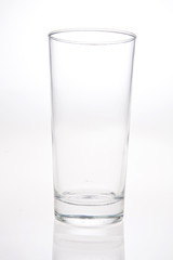 glass of water isolated