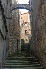 Anghiari, old city in Tuscany, Italy