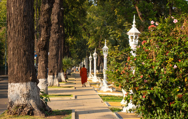 A beautiful view of Siem Reap city at Cambodia.
