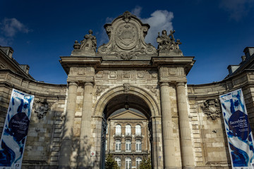 Fototapeta premium The small town of Arras in the North of France