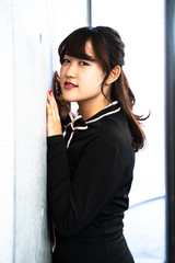 秘書の女性
