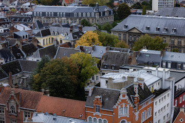 Fototapeta premium The small town of Arras in the North of France