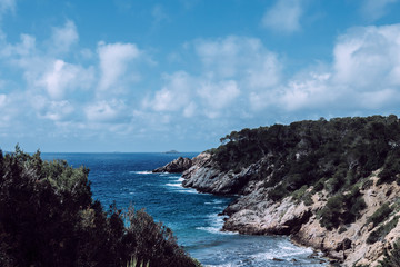 Fototapeta na wymiar Cala Mastella, Ibiza, Balearic Islands, Spain, Europe