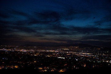 Athens at night