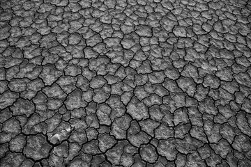 Dry cracked earth background, clay desert texture 