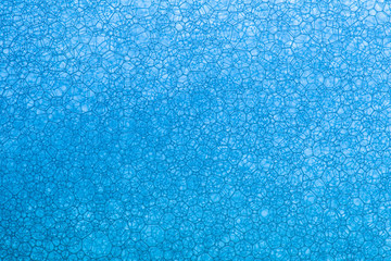 Blue bubbles abstract,Macro close up of soap bubbles