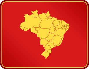 map of Brazil