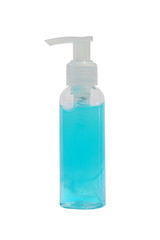 Alcohol gel for prevent the spread of germs and bacteria white background
