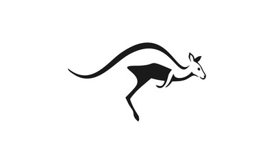 Obraz na płótnie Canvas kangaroo vector logo design