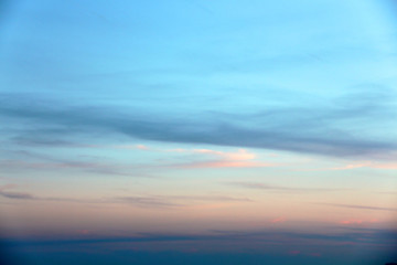 soft colors sunset sky