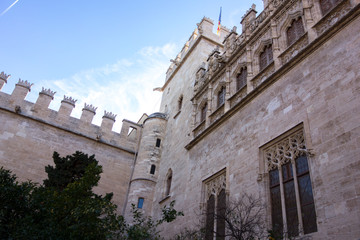Fototapeta premium Valencia, Spain, 6,8,2015: Valencia Silk Market