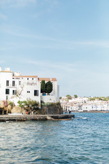 Sea Landscape of Cadaques, near Barcelona, Catalonia, Spain. It's a famous tourists and locals...